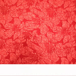 tissu polyester brocart fleurs relief rose clair beige gris rouge jaune doré opacité Jacquard