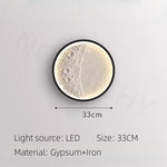 lampe murale blanc plâtre lunaire minimaliste éclairage led moderne fixée mur 2000 82000 lumens