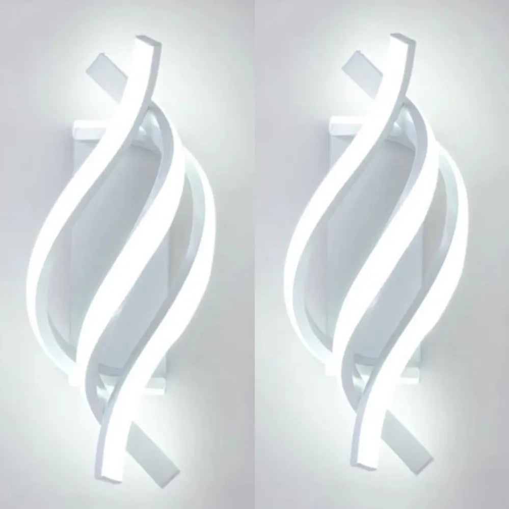 lampes murales modernes deco abstraites blanc noir chambre salle manger entrée