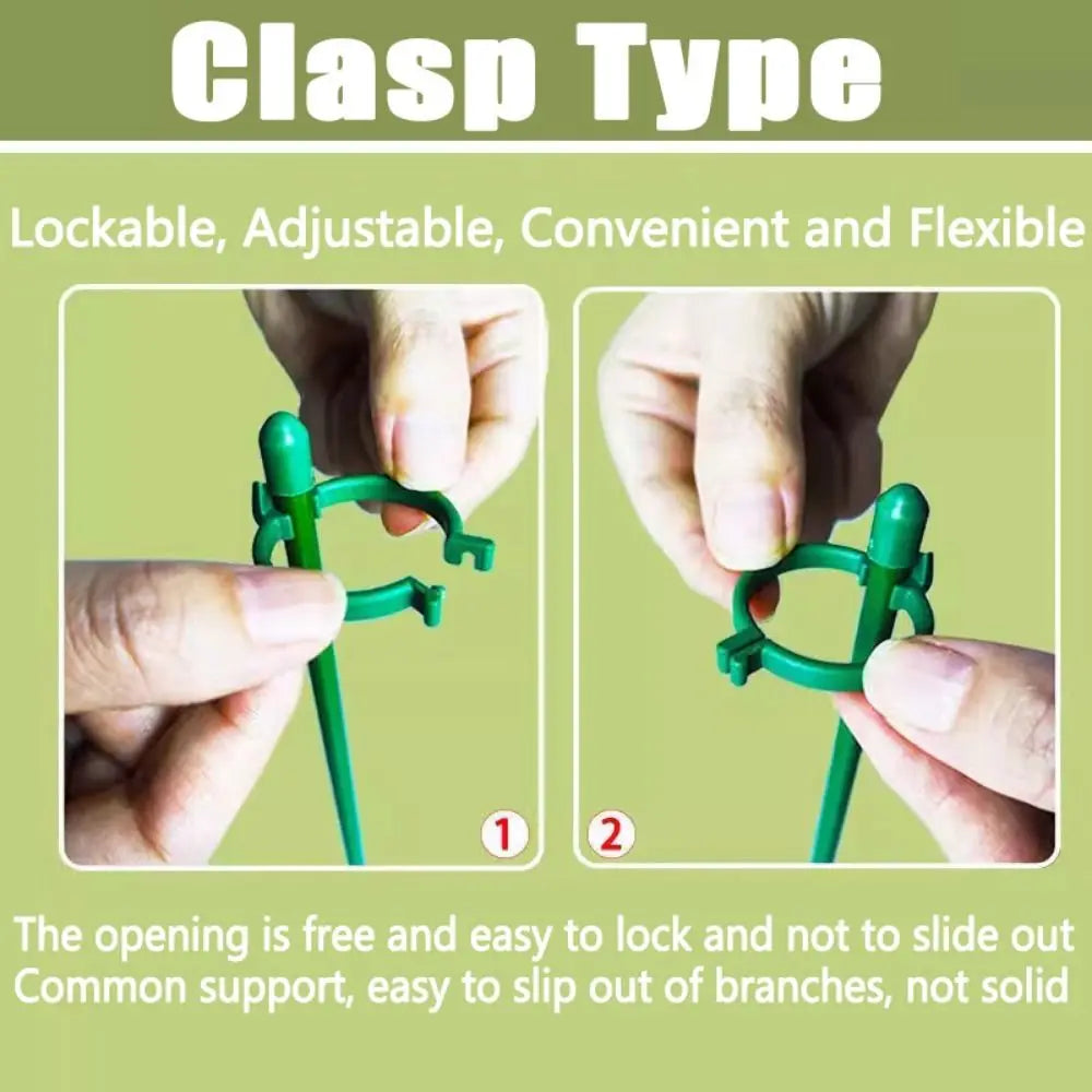 supports plantes vert modernes 30cm 40cm 45cm 10 pièces protections connecteurs