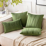 housse coussin décorative velours géométrique moderne carré beige marron gris vertical élégant