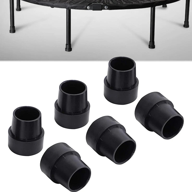 protège pieds trampoline noirs robustes sécurités antislip adhésifs pack douze rond lisses praticiens