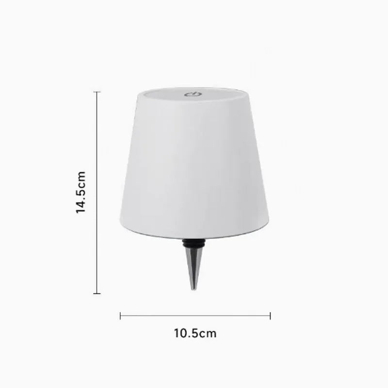 lampe table moderne sans fil rechargeable tactile noir led chambre basse luminosité tringle basculante