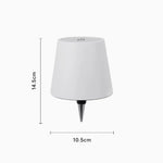 lampe table moderne sans fil rechargeable tactile noir led chambre basse luminosité tringle basculante