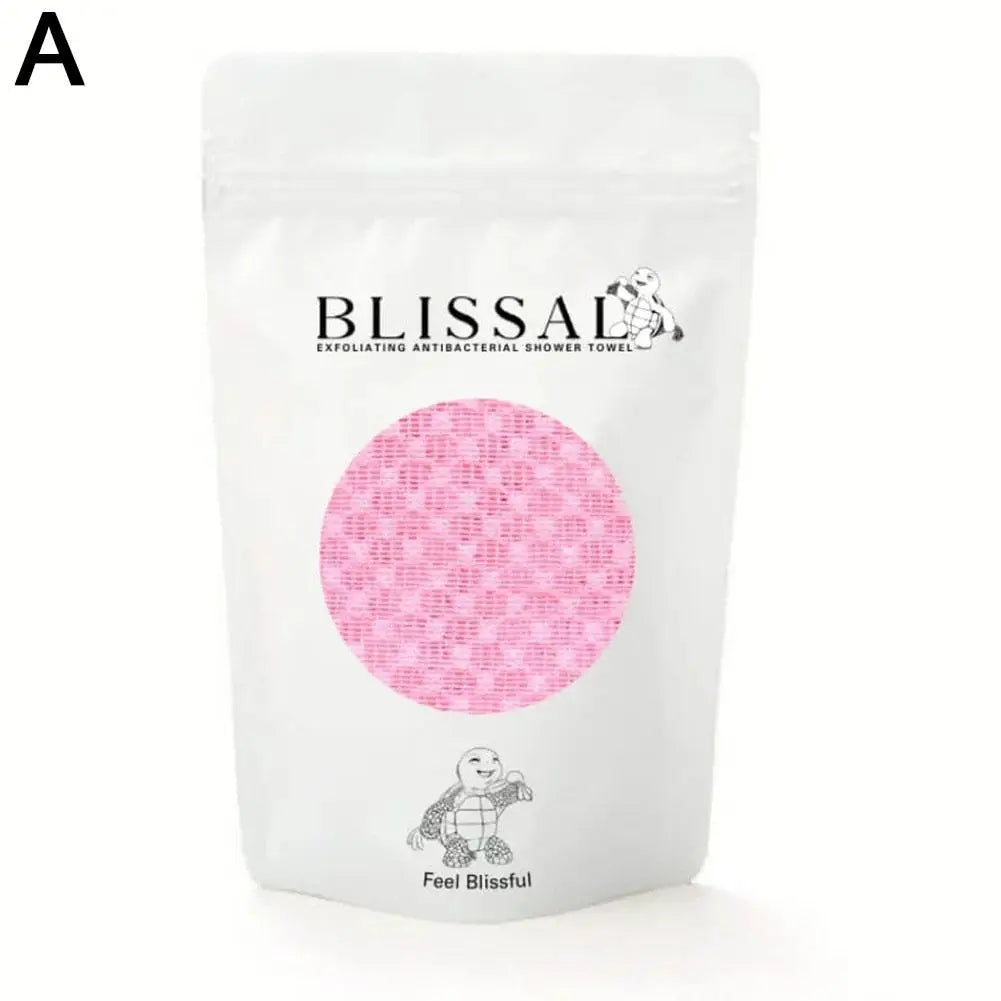 serviette exfoliante antibactérienne rose noire motif géométrique moderne douce durable toile