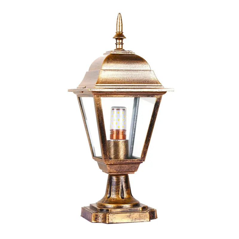 Lampe jardin classique or noir transparent extérieure chambre entrée étude salle bain led fixée