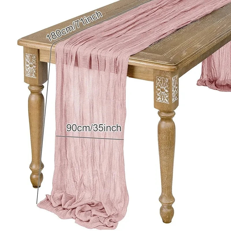 nappe decorative table plissée semi transparente beige vert olive elegante rustic vintage mariage banquet