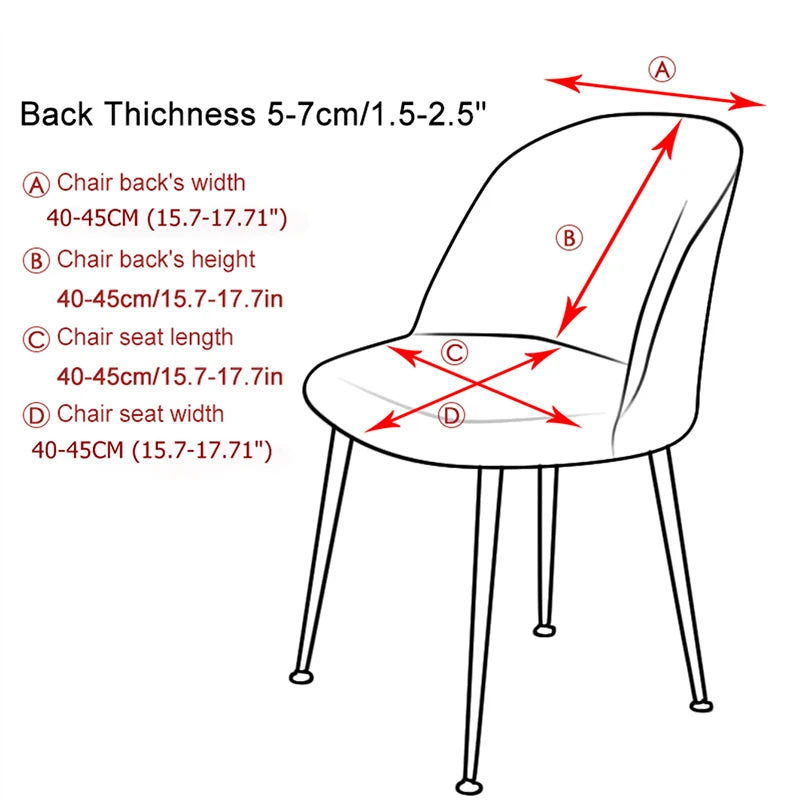 chaise moderne velours beige rose anti saleté extensible mariage salle manger