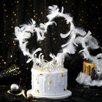 décoration mariage anniversaire couronne plumes blanc rose élégante occasion fête enfants