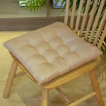 coussin siège carré anti décubitus amovible lavable moderne confortable tissu épais doux coutures horizontales