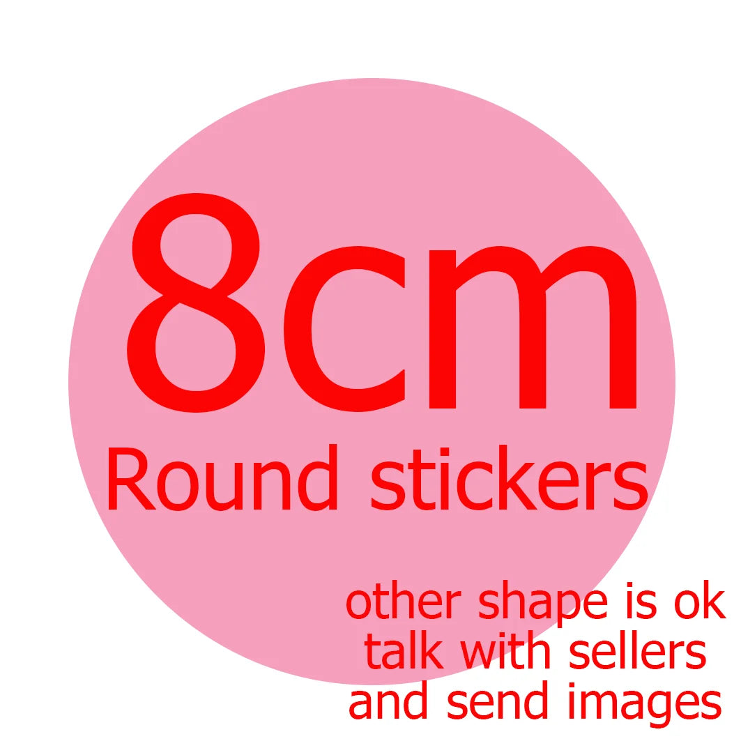 sticker personnalisable adhésif transparent moderne logo fruit flocon neige textes différentes couleurs jaune rose