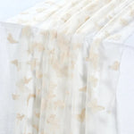 table table transparente papillons blanc bleu rose beige festive romantique