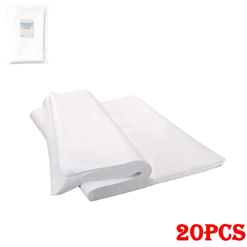 serviette jetable blanche non tissée hygiénique simple imperméable usage unique