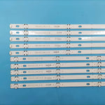 bandes led éclairage écran tv clips aluminium moderne blanc fixations led backlight