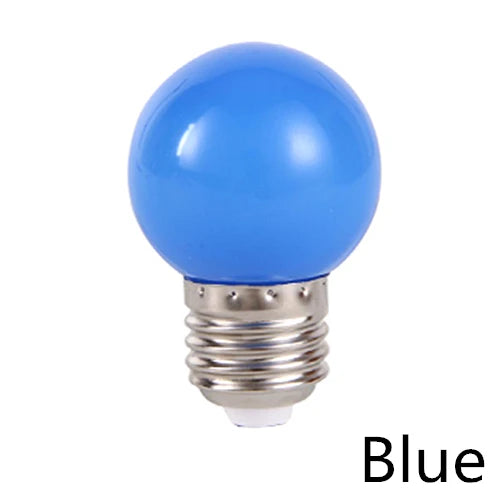 ampoules led couleur éclairage décoration moderne 360° blanc rouge orange bleu