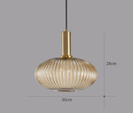 suspension lumineuse moderne vert rayures opacité câble noir chambre salon étude principal