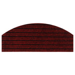 tapis marche antidérapant polyester texturé rouge noir vert pomme opalescent moderne 60cm 24cm