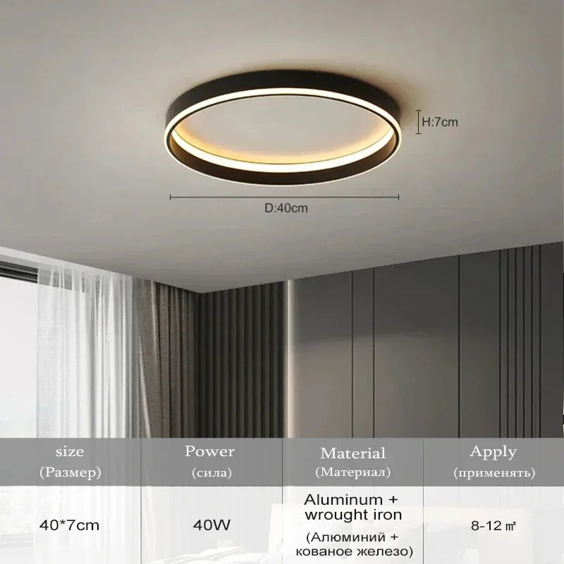 lampe led moderne rectangulaire blanc éclairage quotidien télécommande 40cm 50cm 90cm chambre salon