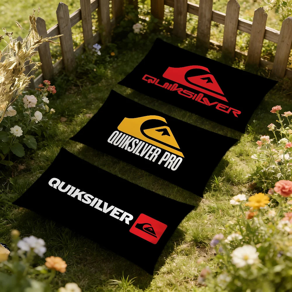 housse coussin imprimée logo quiksilver noir moderne canapé décoration salon voiture 12x20in 16x24in 19x30in