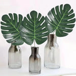 feuilles palmier artificielles vertes décorations tropicales naturelles mariage extérieur jardin fête maison