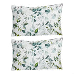 parure lit drap housse taies d'oreiller motif fleurs moderne élégant