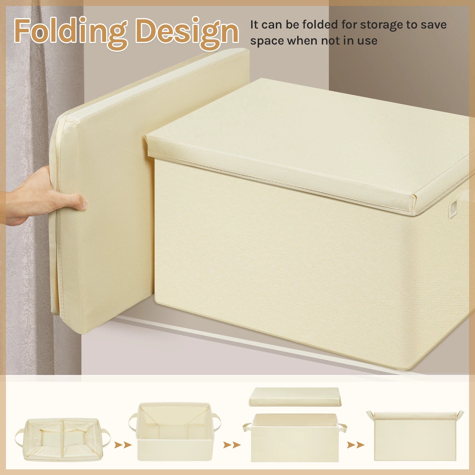 Intérieur de chambre avec boîtes de rangement organisées