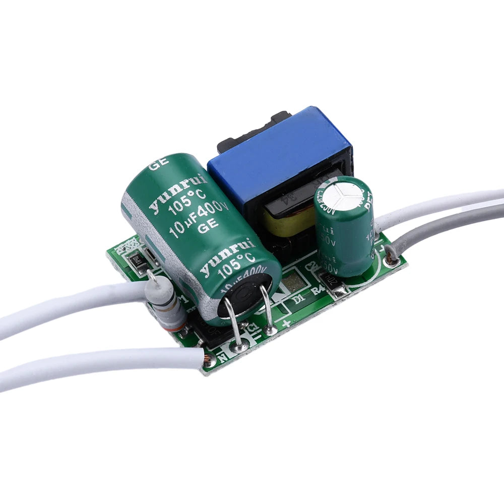 transformateur d'éclairage led driver 220v sortie 24v blanc moderne câbles 68mm opacité rond plat