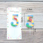 bougies anniversaire chiffres couleurs construction blocs decorative enfantine pique số đến