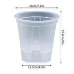 pots plantes autoarrosants transparents moderne grille taille absorbant chassis moderne
