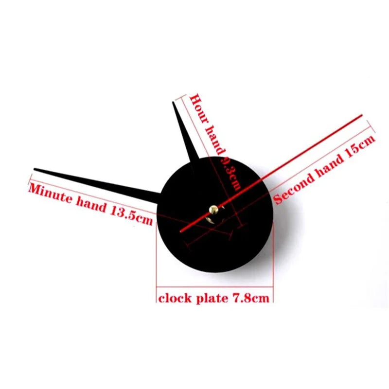 horloge murale moderne minimaliste multiple pièces couleurs vert fluo noir or argent rouge
