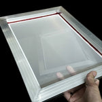 cadre tableau blanc alu mat classique adhésif verre mur 41x35cm sérigraphie a3 Polyester