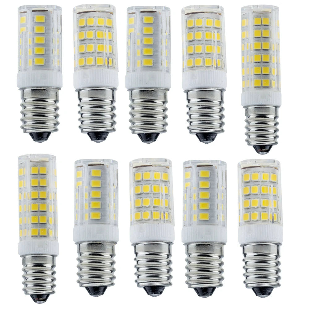 ampoules led e14 7w 9w 12w 15w 18w carrés jaunes blancs moderne 360° 60000h