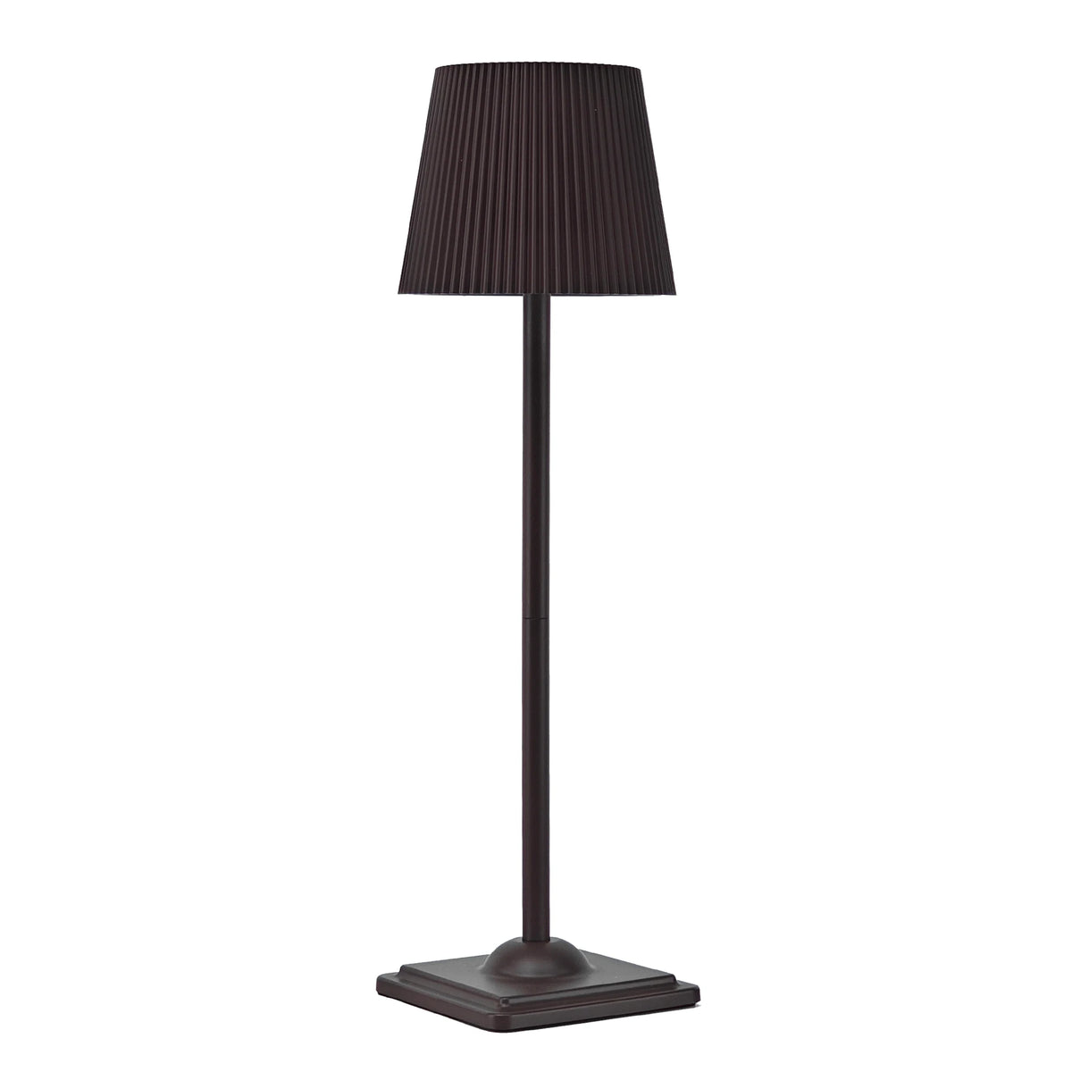lampe table vert foncé plissée moderne rechargeable led 5v batterie lithium cem rohs