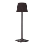 lampe table vert foncé plissée moderne rechargeable led 5v batterie lithium cem rohs