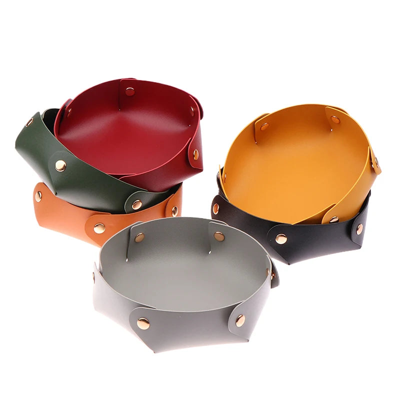 bracelet simili cuir rouge orange vert gris moderne dorés