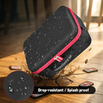 mallette rangement cartes jeu sportive sangles bouclées compartiments internes poche mesh
