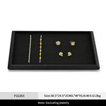 plateau présentation bijoux cuir velours strass classique bracelet boucles oreilles bagues colliers portable festival