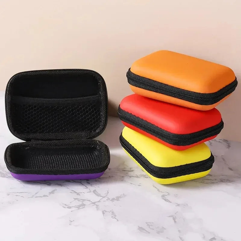 étui carte jeu société noir bleu rouge violet orange moderne réutilisable fermeture glissière pochette