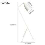 lampe sol moderne noir jaune blanc vert rose gris led interrupteur bouton