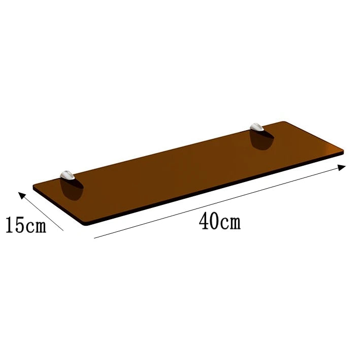 étagère murale acrylique bleu marron moderne rangement salon transparent pliante respectueux environnement única
