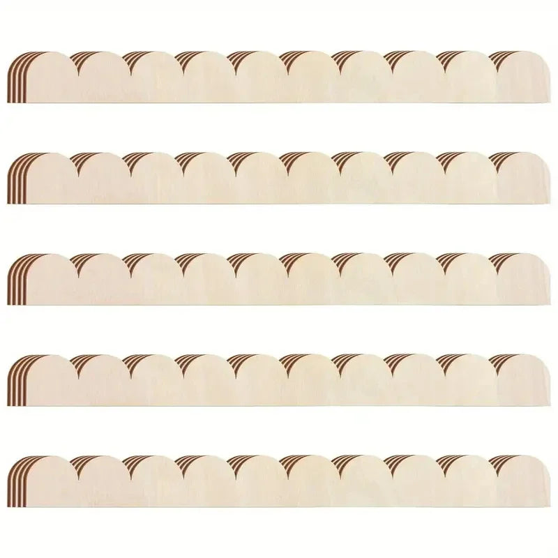 décoration intérieure bois bordure motif fan champêtre vintage turquoise blanc