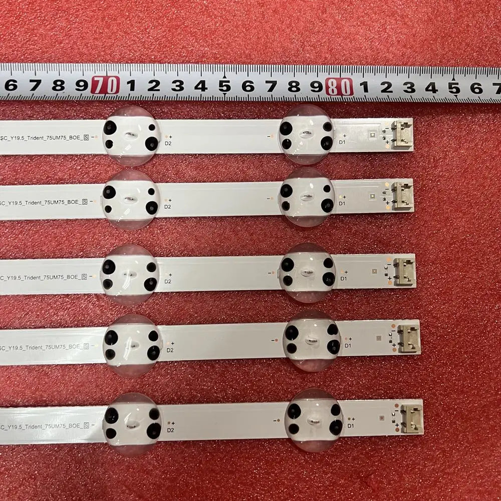 bandes led blanc modernes 70mm chambre éclairage durable 100000h smd