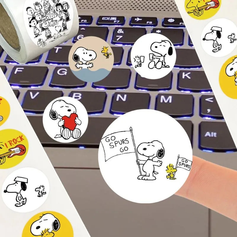 sticker decoration snoopy woodstock cartoon cute phone desktop planner adhesive