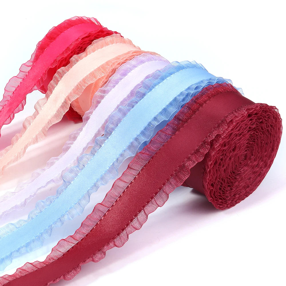 rubans polyester classiques rouge bleu vert rose noir blanc gris beige marron violet