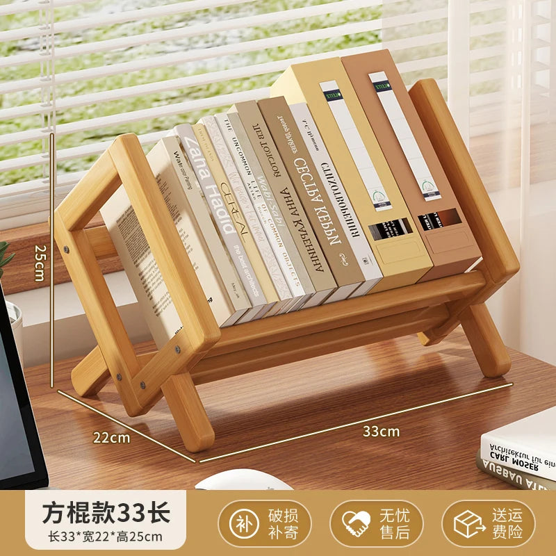 étagère moderne bambou rangement anti poussière vis livres boîtes horloge panier étudiant écologique