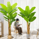 plante artificielle arbre bananier vert feuilles grandes moderne intérieur décoration maison shopping malls