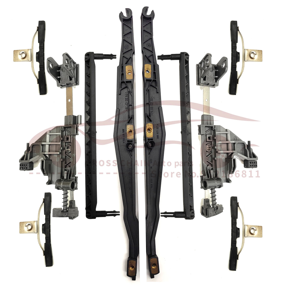 pièces rechange voiture noires flexible industrielle articulations tractionpaque