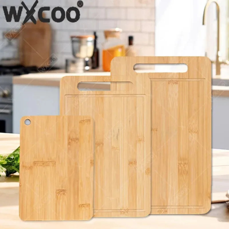 planche découper bois naturel double face viandes fruits légumes certifiée respectueuse environnement rustique poignée