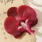fleurs artificielles orchidées clips décoration mariage intérieur composition florale maison
