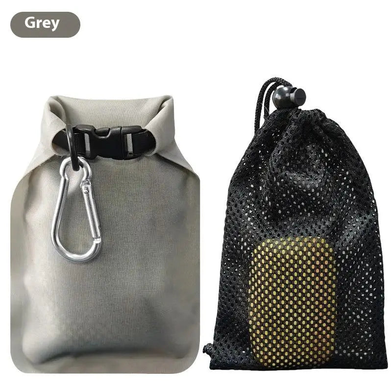 sac étanche voyage noir blanc vert hexagon texture tissée moderne boucle cordon